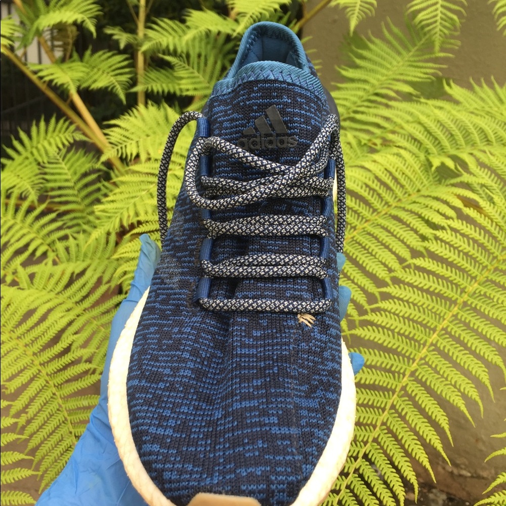 Adidas Pure Boost (10 US) Running Shoes (Blue) - Picture 6 of 8